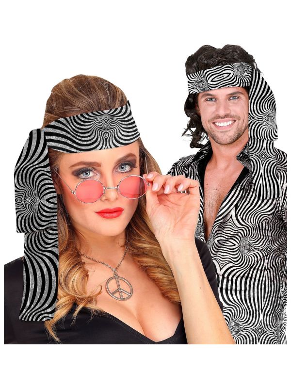 Zilveren Disco Hoofdband