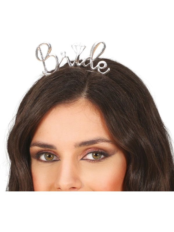 Zilveren Haarband Bride Dames