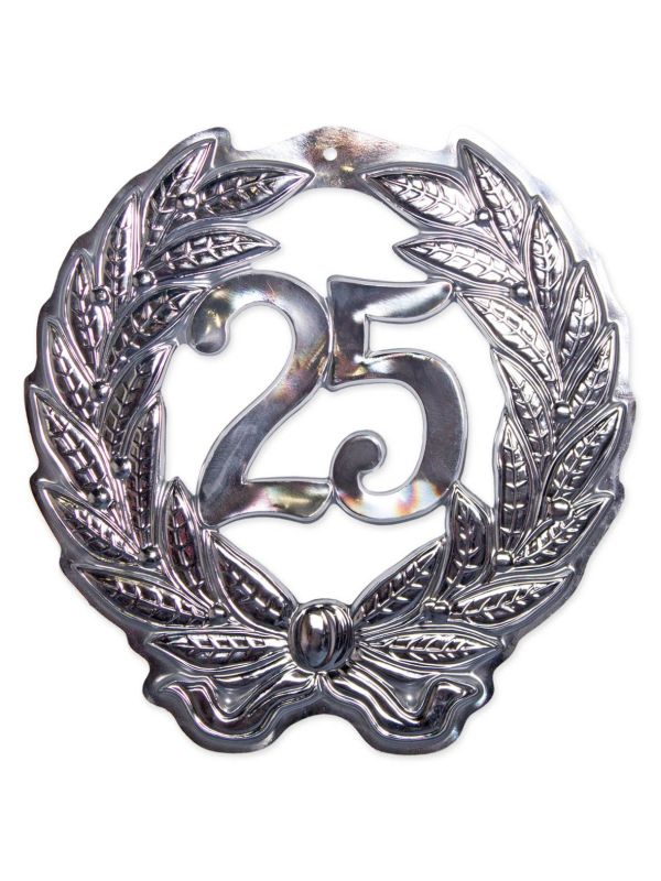 Zilveren Huwelijk Deurbord 25 Jaar