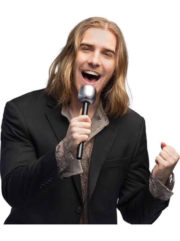 Zilveren Nep Microfoon