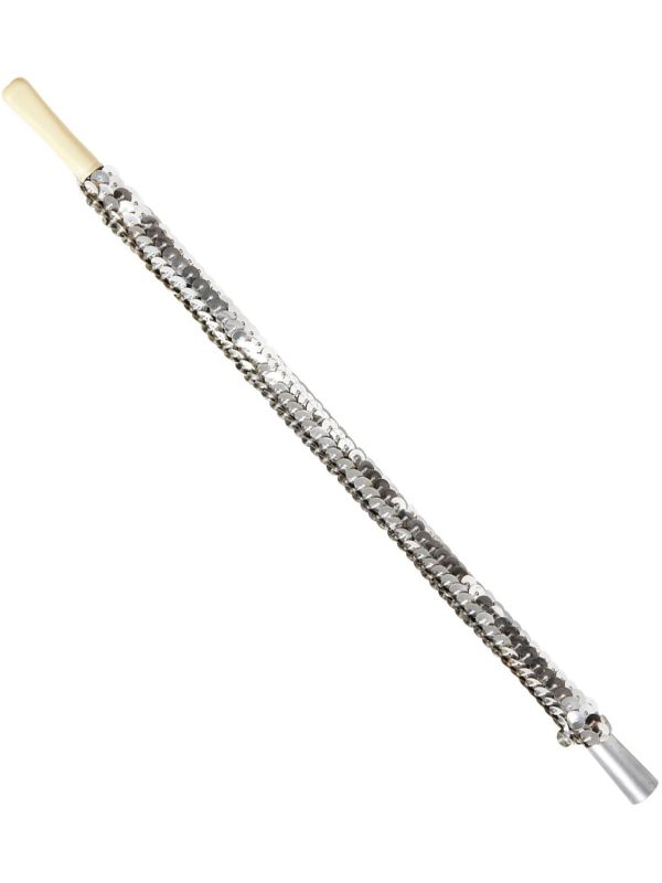 Zilveren Pailletten Sigarettenhouder