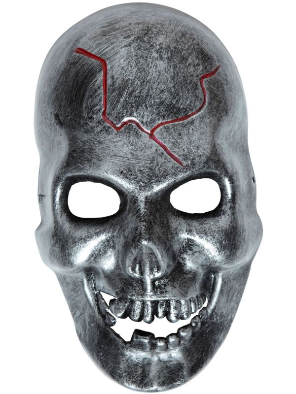 Zilveren Schedelmasker