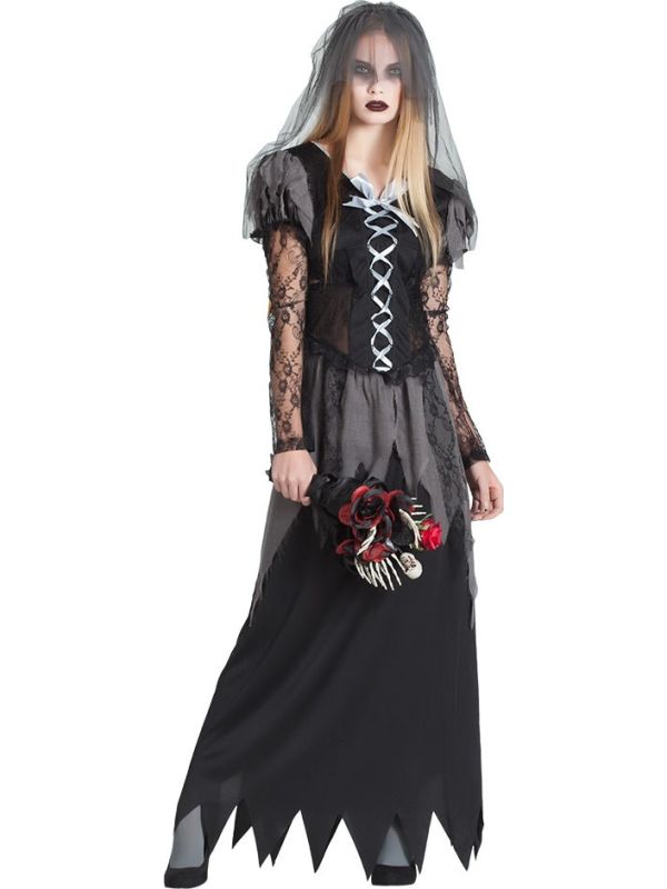 Zombie Bruid Kostuum Dames Halloween