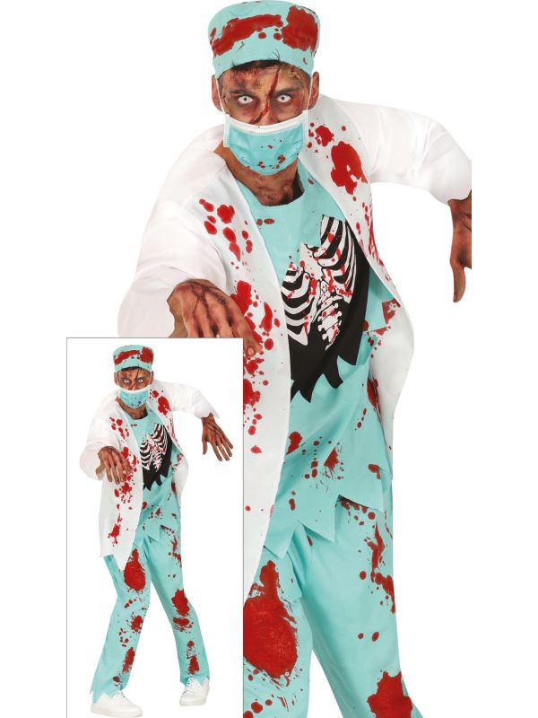 Zombie Dokter Heren Halloween