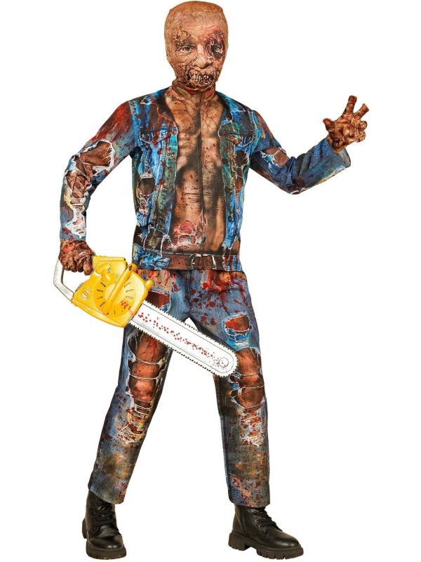 Zombie Halloween Kostuum Gemaskerd Jongens