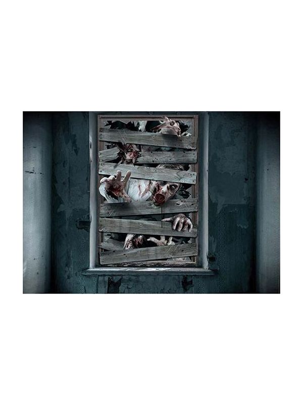 Zombie Halloween Raam Decoratie