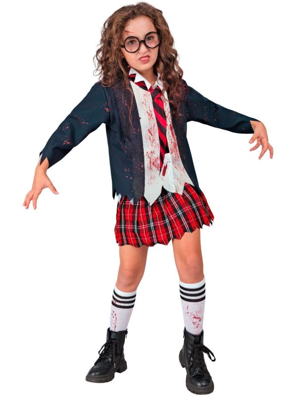 Zombie Meisje School Outfit