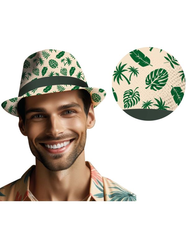 Zomerhoed Tropische Bladeren