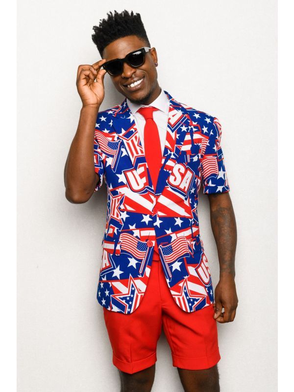 Zomers Amerikaans Opposuits Kostuum