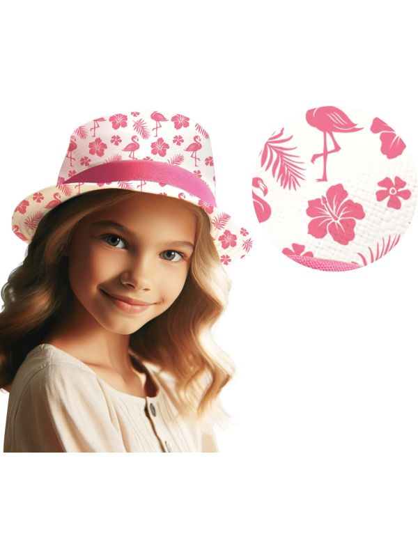 Zomerse Flamingo Hoed Kinderen