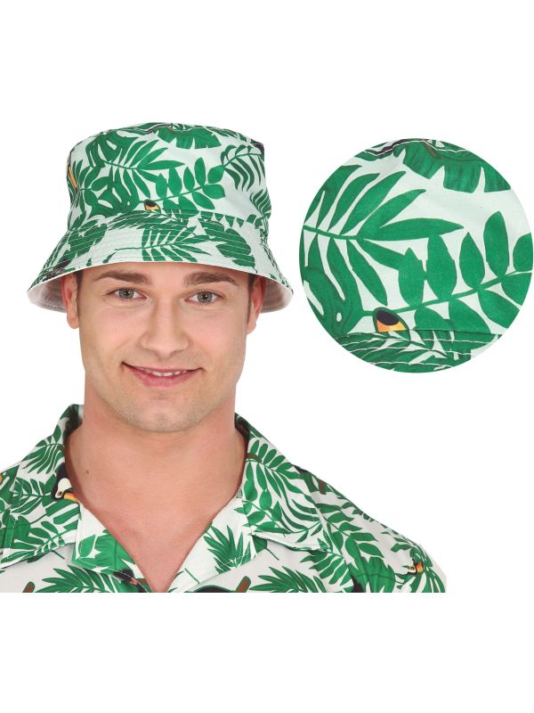 Zomerse Vissershoed Tropical Groen