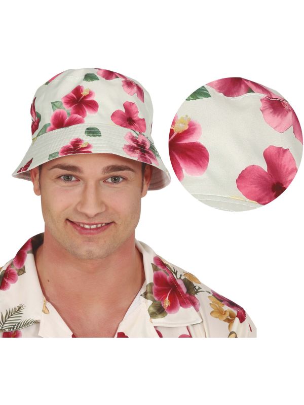 Zomerse Vissershoed Wit Roze