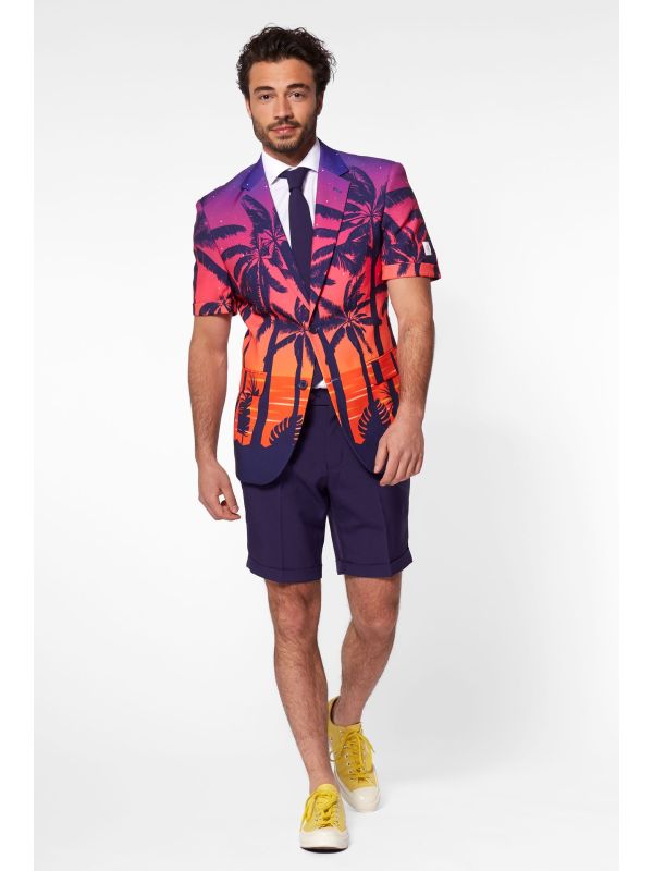 Zonsondergang Opposuits Zomer Kostuum