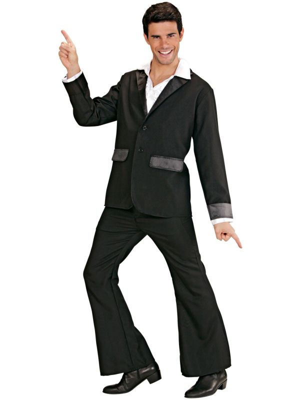 Zwart Disco Kostuum