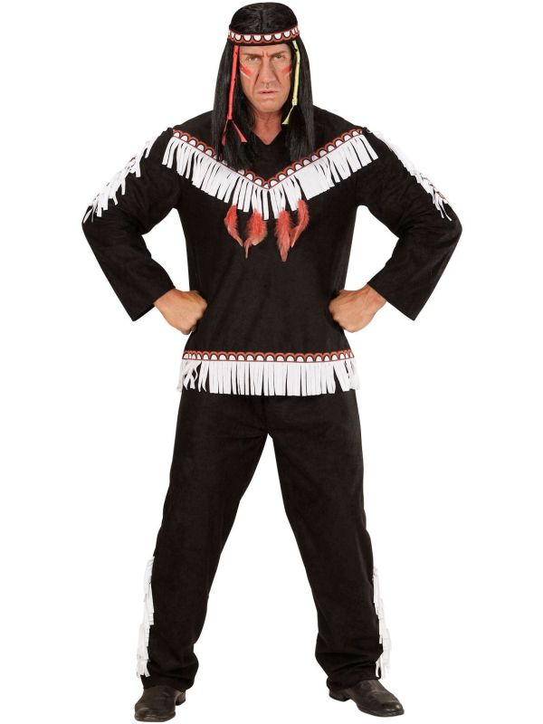 Zwart Indianen Pak Man