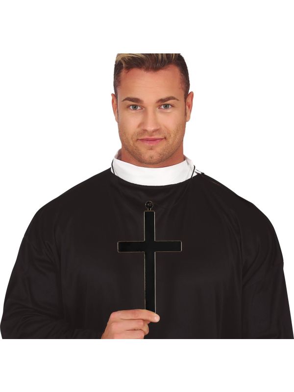 Zwart Kruis Priester Christelijk