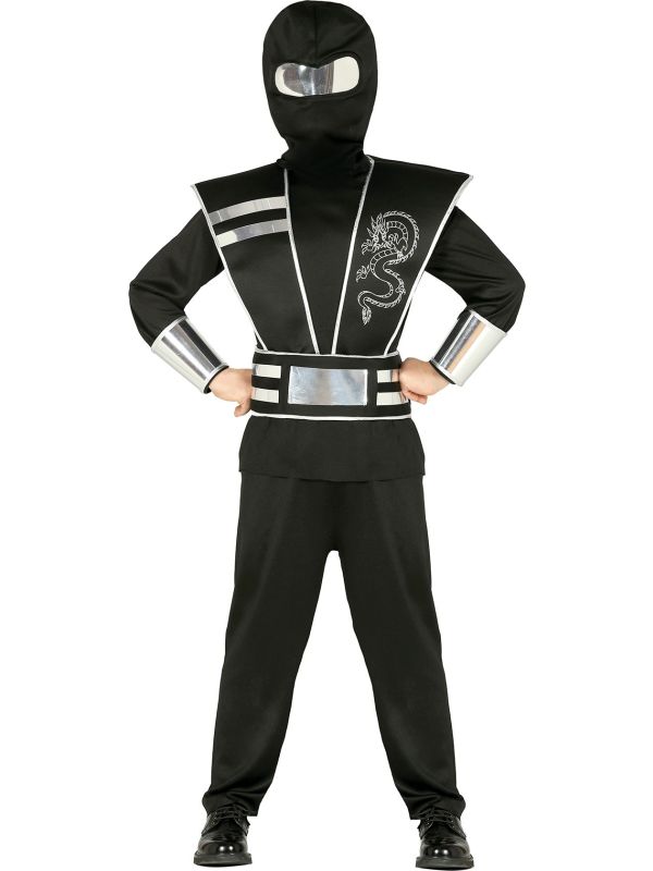 Zwart Ninja Kostuum Kind