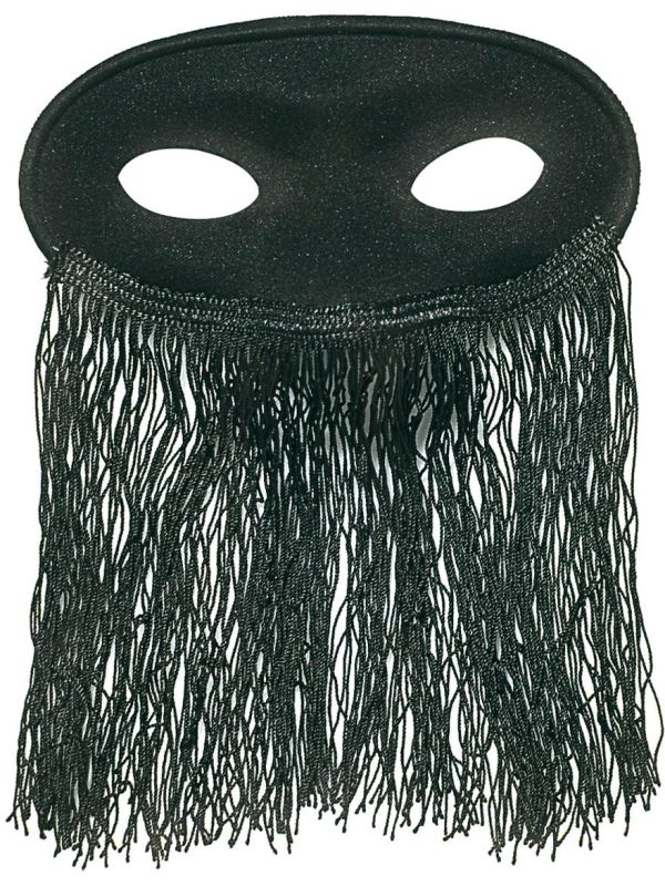 Zwart Odalisk Oogmasker