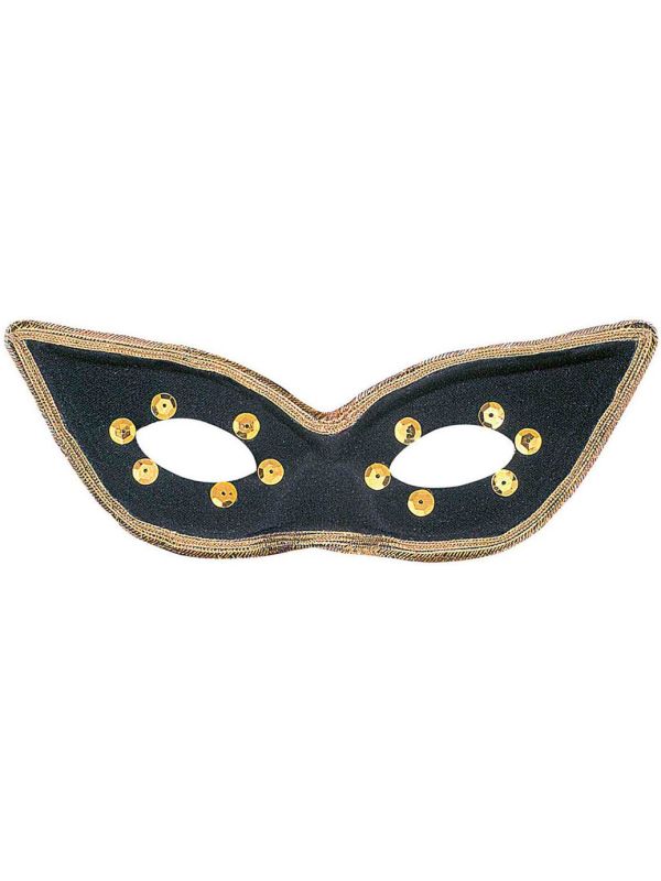 Zwart Oogmasker Carnaval