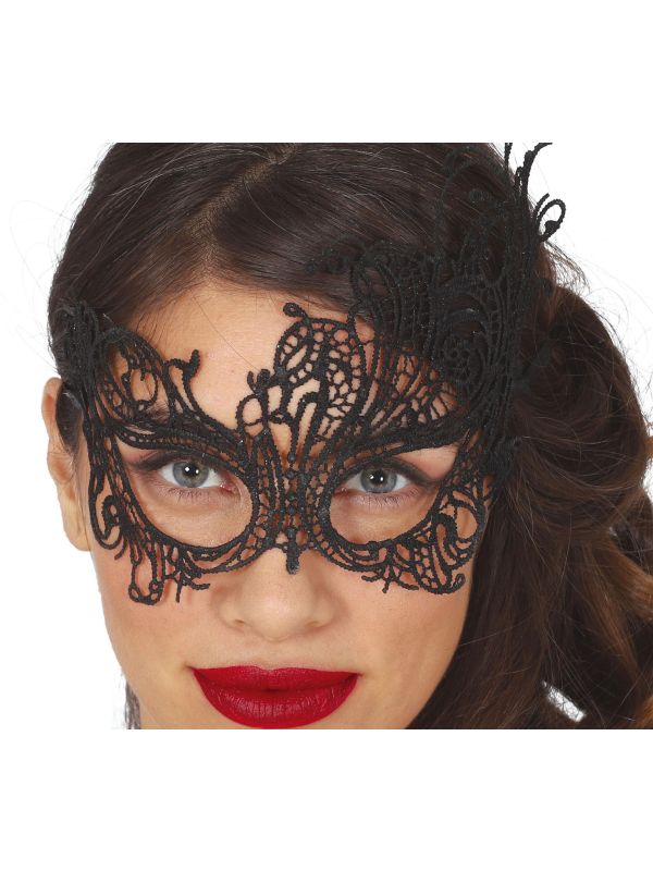 Zwart Oogmasker Elegant Venetiaans