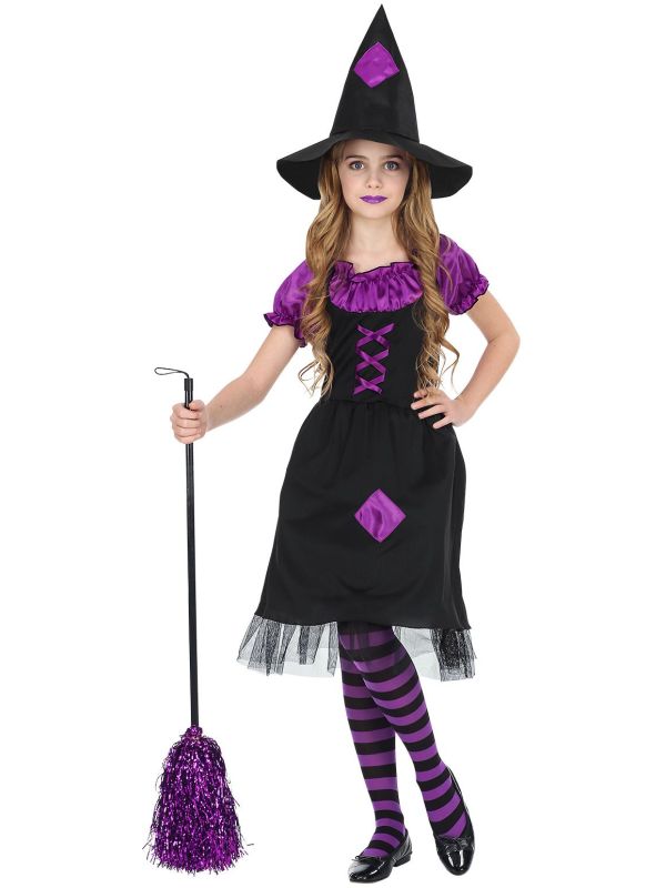 Zwart Paars Heksen Pakje Meisjes