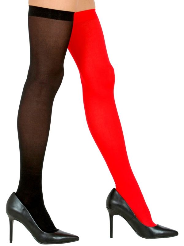 Zwart Rode Kniekousen