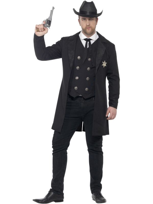 Zwart Sheriff Outfit