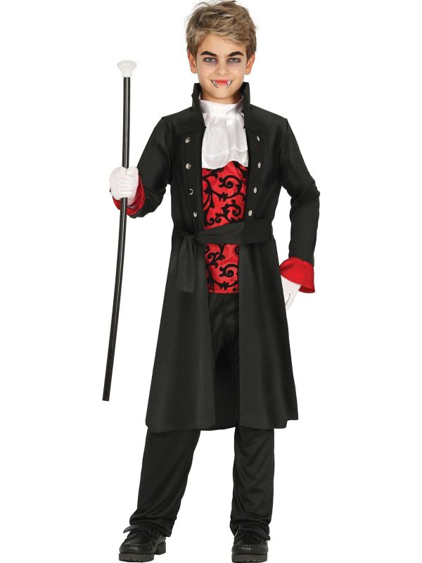 Zwart Vampier Kostuum Kind