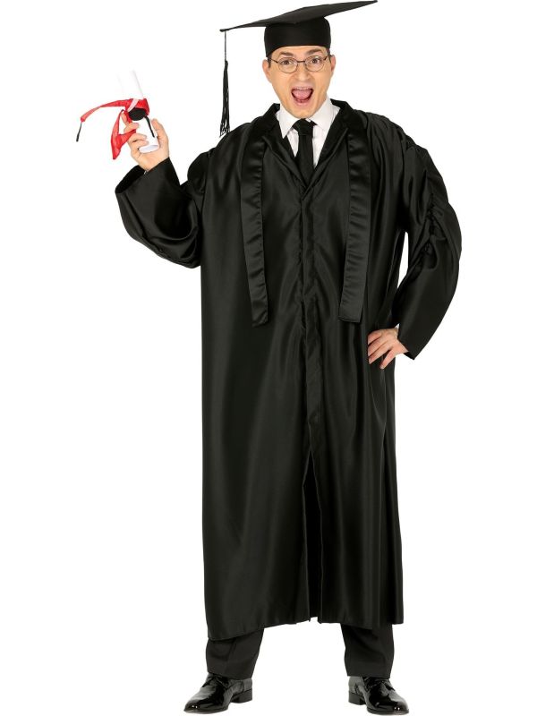 Zwarte Afstudeer Outfit Geslaagd Jongens 14-16 Jaar