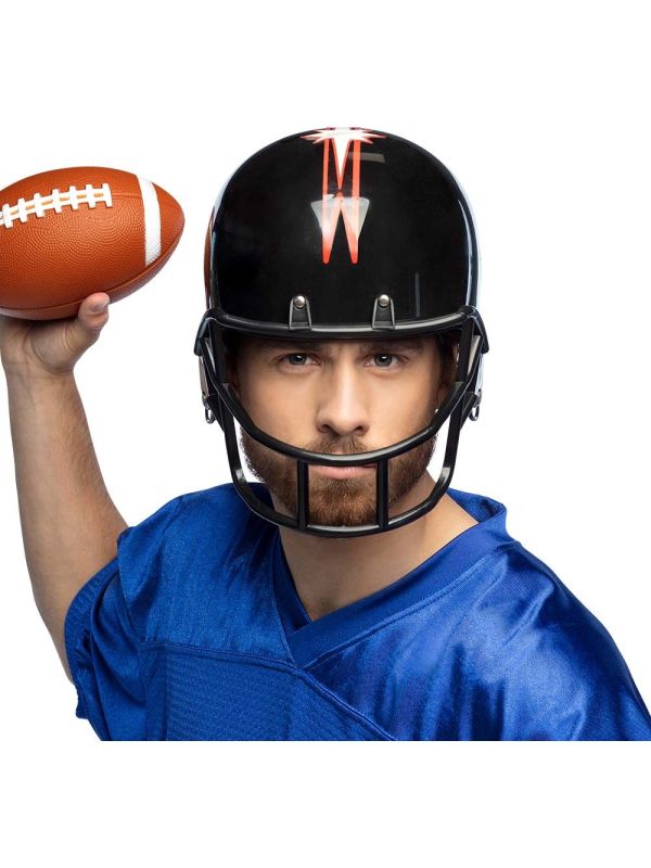 Zwarte American Football Helm