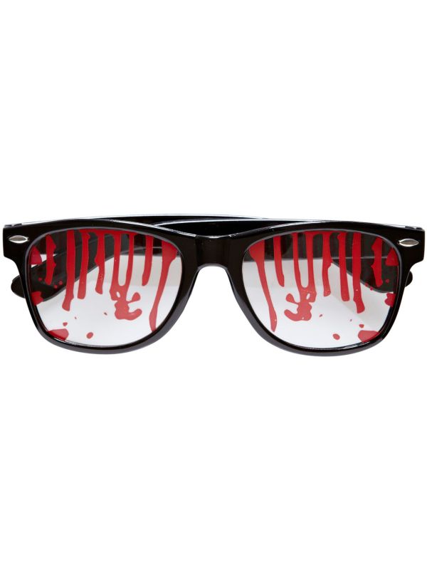 Zwarte Bloederige Bril