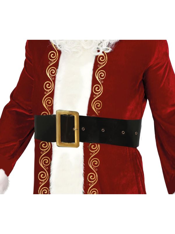 Zwarte Brede Kerstman Riem