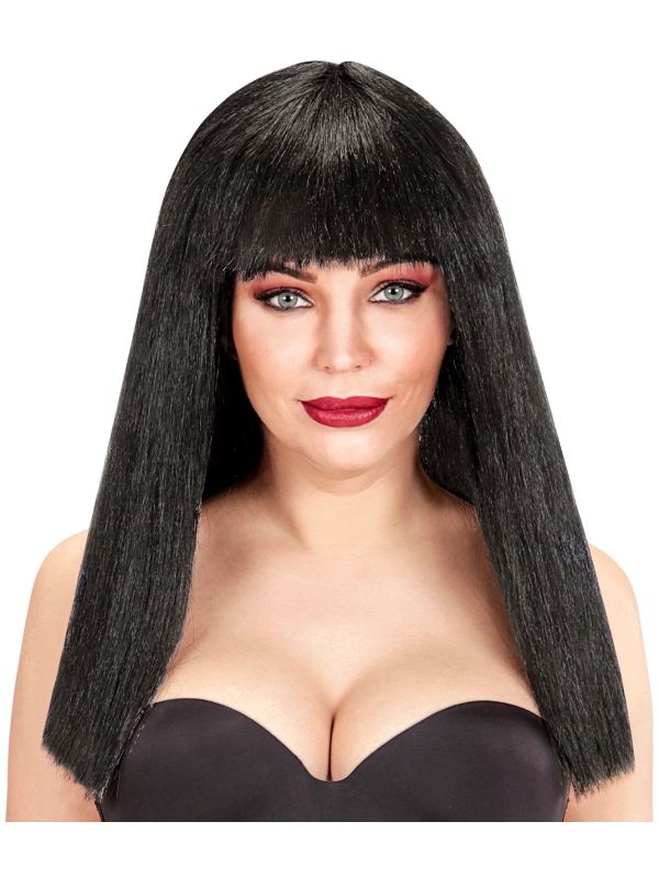 Zwarte Fanny Pruik