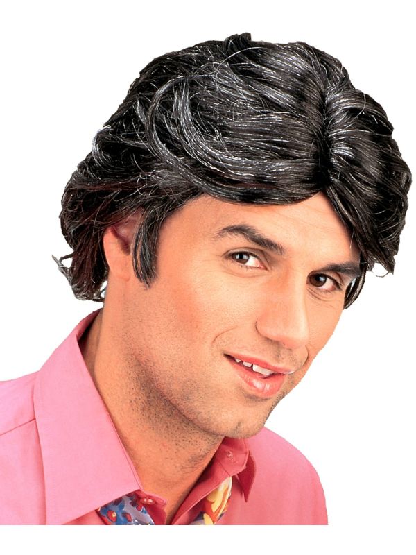 Zwarte Gigolo Pruik