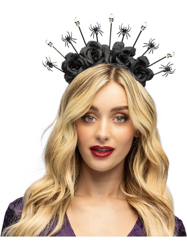 Zwarte Halloween Halo Diadeem