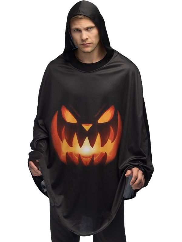 Zwarte Halloween Poncho