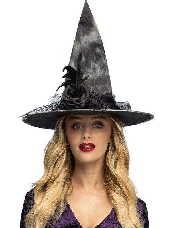 Zwarte Heksenhoed Halloween Dames