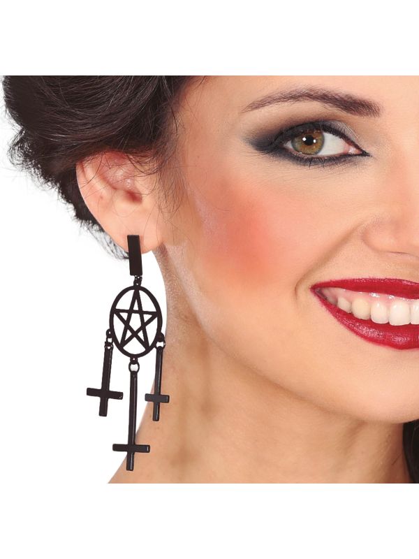 Zwarte Hekserij Oorbellen