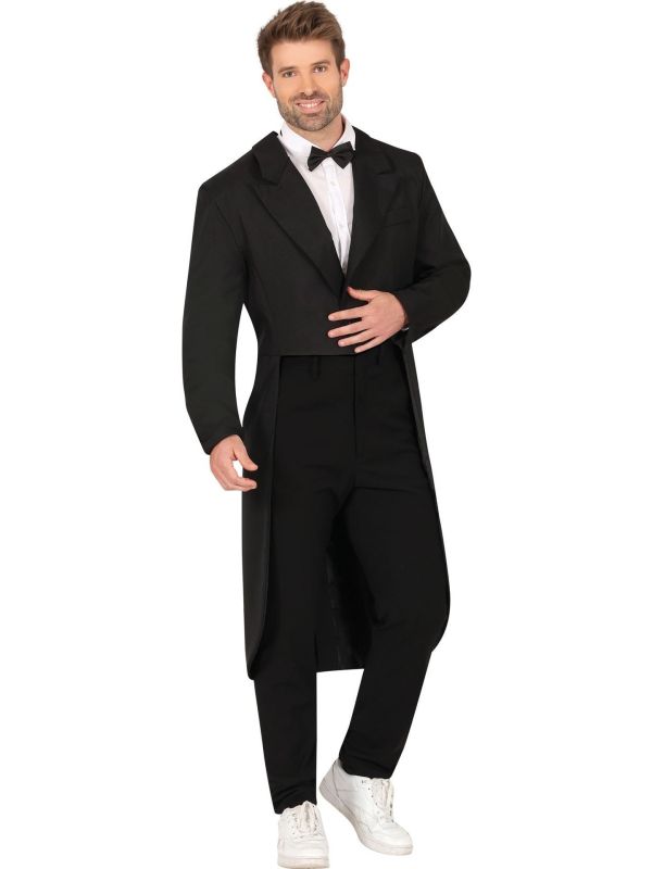 Zwarte Herengilet en Jas