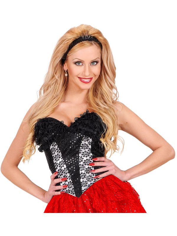 Zwarte Kanten Corset