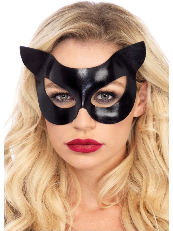 Zwarte Katten Oogmasker
