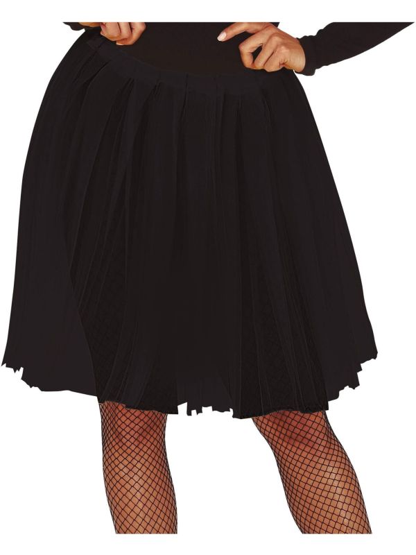 Zwarte Lange Tutu Dames 60cm