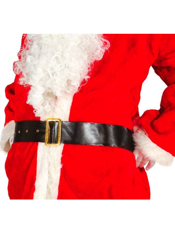 Zwarte Lederlook Budget Riem