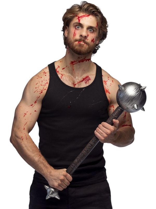 Zwarte Nep Strijdknots 71cm