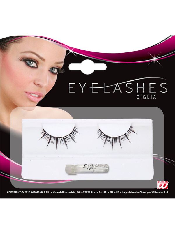 Zwarte Oogwimpers met Lange Punten