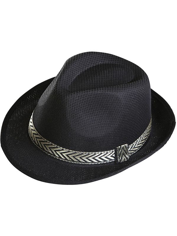 Zwarte Panama Fedora