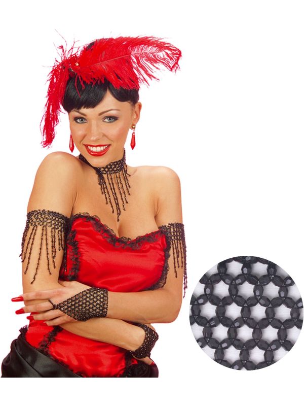 Zwarte Pareltjes Armband