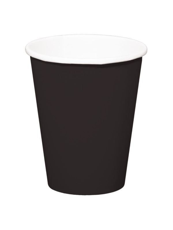 Zwarte Party Wegwerp Bekers