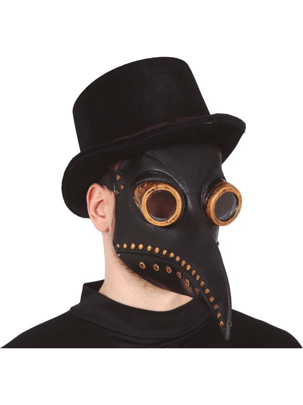 Zwarte Pestdokter Masker Middeleeuwen