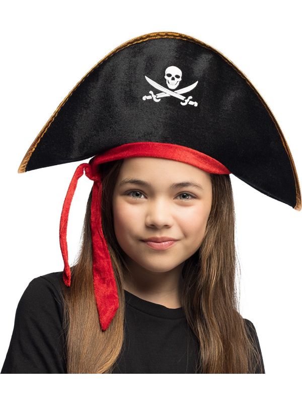 Zwarte Piraten Kapiteinshoed Kinderen
